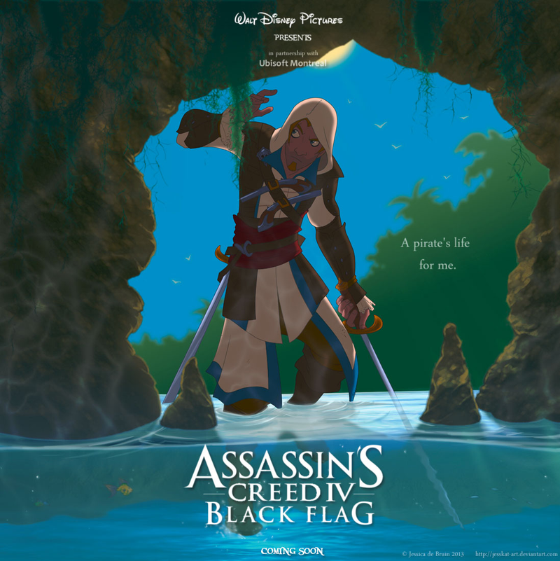 Illustration for article titled If Assassin's Creed IV Was A Disney Cartoon...